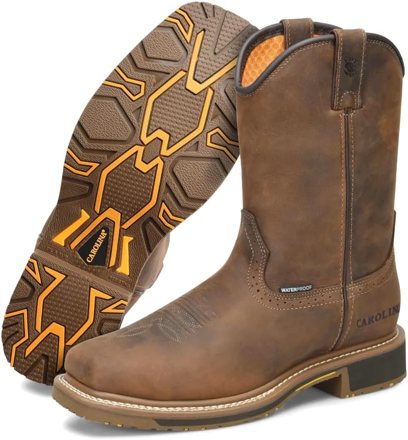 Мужские рабочие ботинки Carolina Anchor 10" с мягким носком, водонепроницаемые - прочные, удобные, противоскользящие, для всех погодных условий, коричневый
Мужские рабочие ботинки Carolina Anchor 10" с мягким носком, водонепроницаемые - прочные, удобные, противоскользящие, для всех погодных условий, коричневый