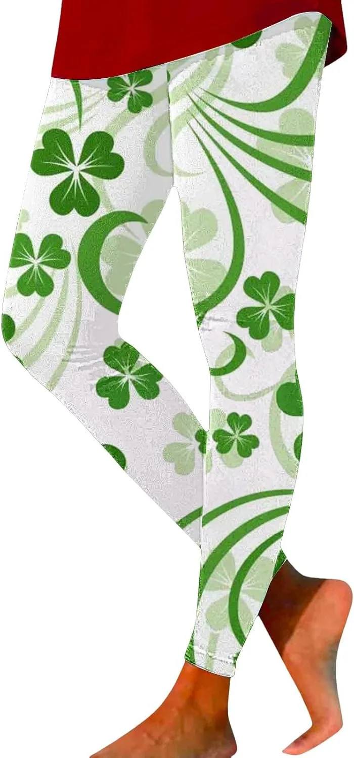 Ирландские легинсы Shamrock для женщин Plus Size St Patricks Day, высокие, зеленые
Ирландские легинсы Shamrock для женщин Plus Size St Patricks Day, высокие, зеленые