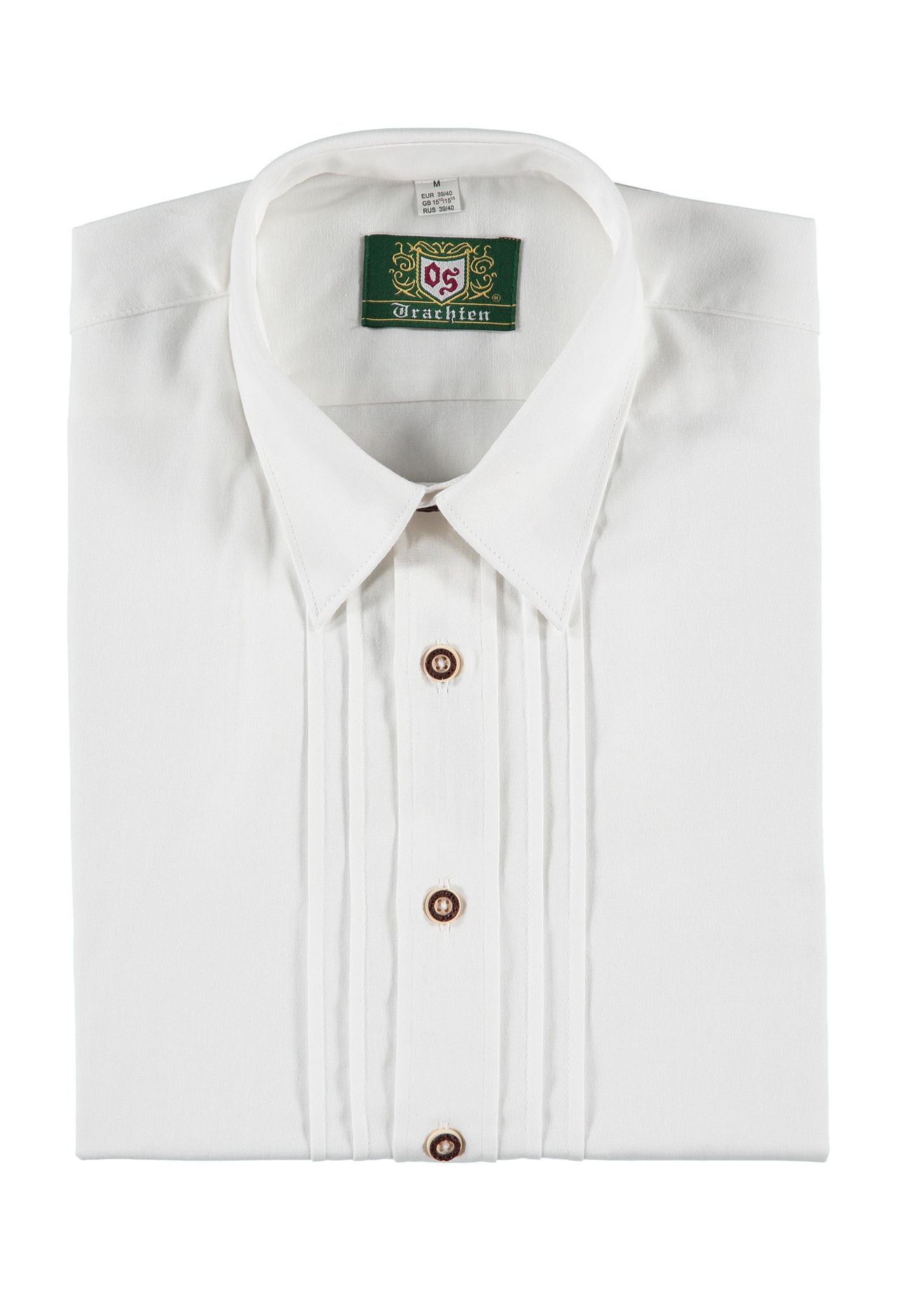 Рубашка традиционная, защипы, роговые пуговицы, мужская OS Trachten, цвет 01 Wei_
Рубашка традиционная, защипы, роговые пуговицы, мужская OS Trachten, цвет 01 Wei_