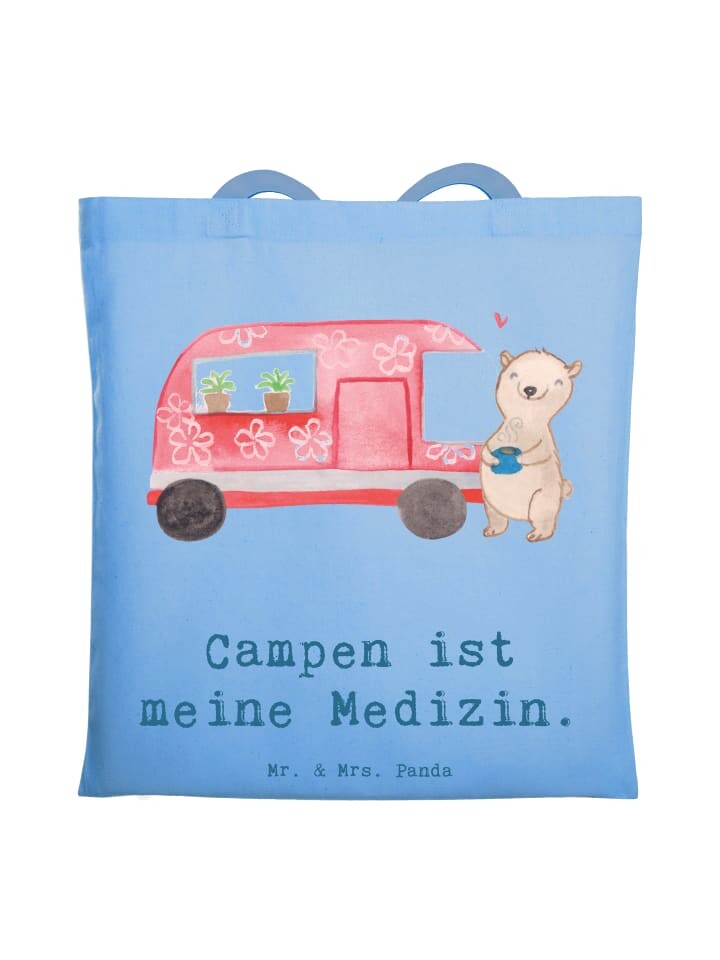 Сумка Mr. & Mrs. Panda Tragetasche Bär Camper mit Spruch, небесно-синий
Сумка Mr. & Mrs. Panda Tragetasche Bär Camper mit Spruch, небесно-синий