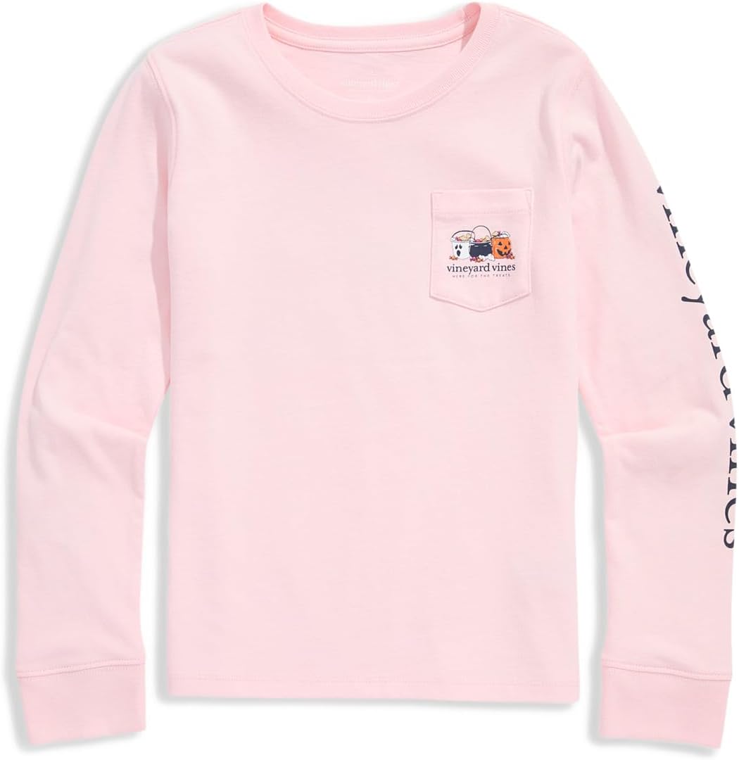 Футболка Vineyard Vines Kids Long Sleeve Pocket Tee, цвет Flamingo 
Футболка Vineyard Vines Kids Long Sleeve Pocket Tee, цвет Flamingo
