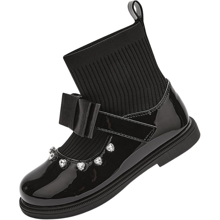 BALABALA Износостойкие, легкие, амортизирующие, с балансировкой, высокие детские ботинки, черные 
BALABALA Износостойкие, легкие, амортизирующие, с балансировкой, высокие детские ботинки, черные