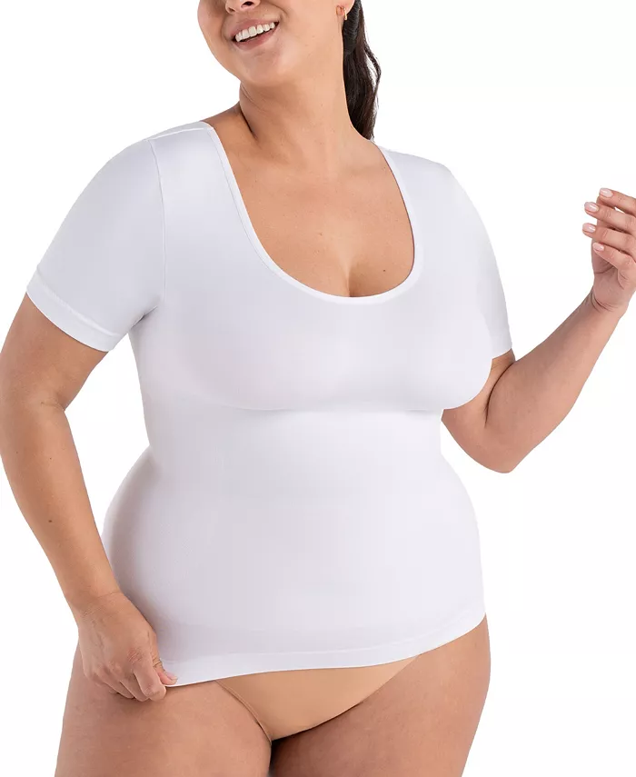 Женская футболка с круглым вырезом и эффектом коррекции фигуры 48001 Shapermint Essentials, белый
Женская футболка с круглым вырезом и эффектом коррекции фигуры 48001 Shapermint Essentials, белый