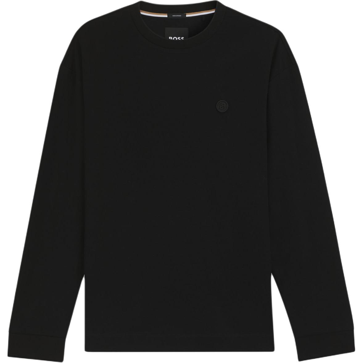 Босс Футболка с длинным рукавом и вышитым логотипом HUGO BOSS, черный
Босс Футболка с длинным рукавом и вышитым логотипом HUGO BOSS, черный
