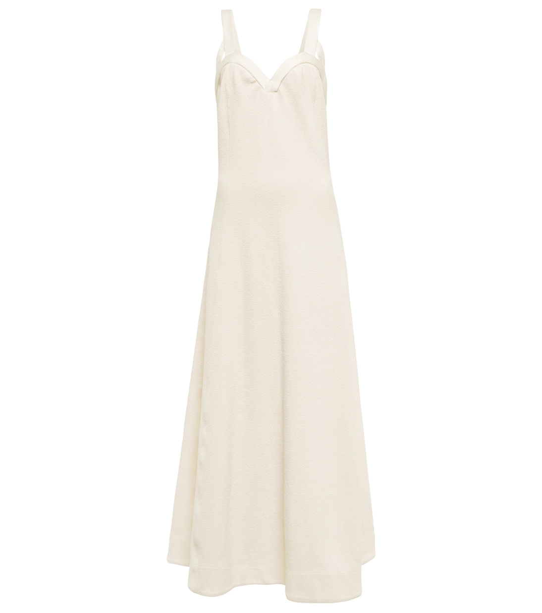 Платье миди из смесового хлопка Jil Sander, Natural 
Платье миди из смесового хлопка Jil Sander, Natural