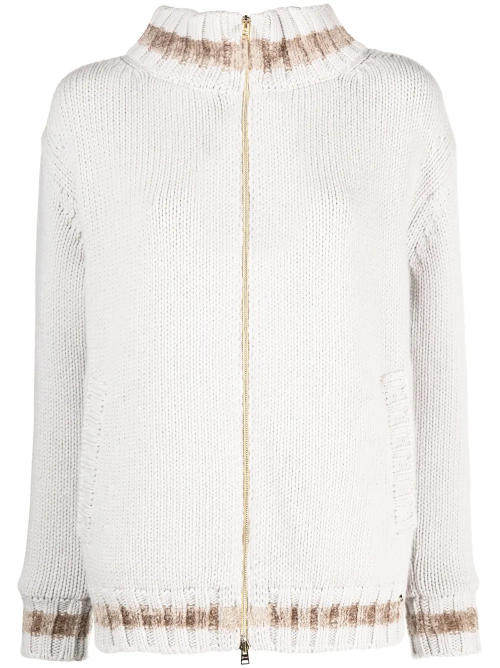 Шерстяной кардиган на молнии Herno, серый
Шерстяной кардиган на молнии Herno, серый