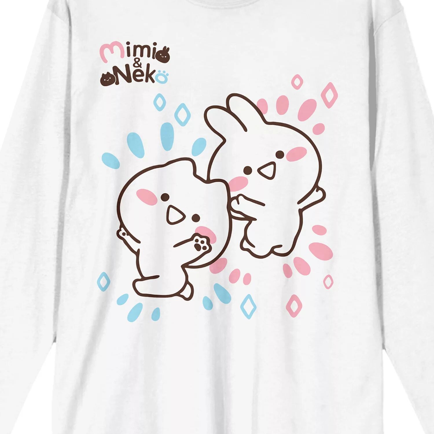 Мужская футболка с длинными рукавами Mimi & Neko Rabbit And Cat Licensed Character
Мужская футболка с длинными рукавами Mimi & Neko Rabbit And Cat Licensed Character