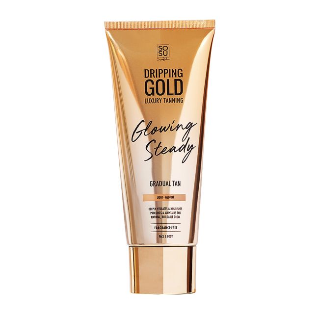 Крем-Автозагар с эффектом сияющего стойкого постепенного загара Dripping Gold, 200 мл 
Крем-Автозагар с эффектом сияющего стойкого постепенного загара Dripping Gold, 200 мл