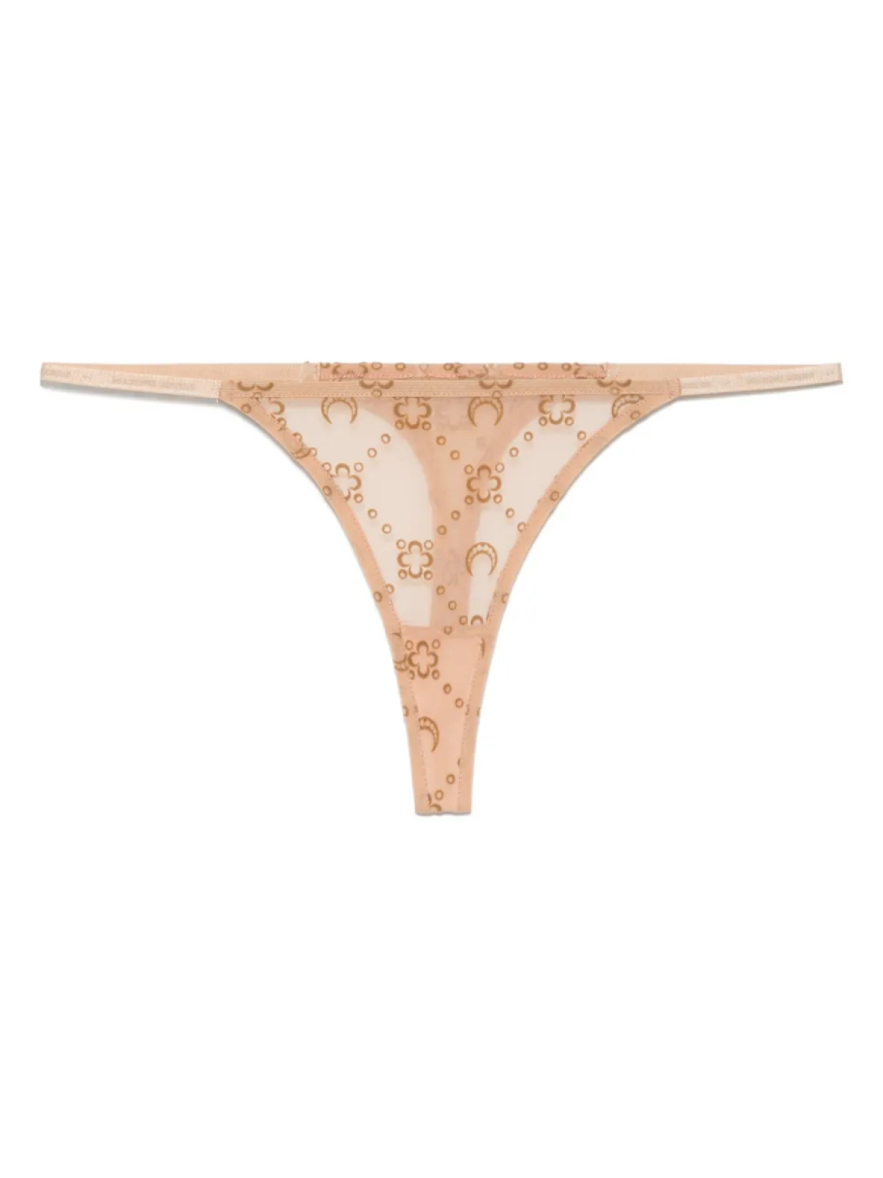 Marine Serre сетчатые трусы-стринги, нейтральный 
Marine Serre сетчатые трусы-стринги, нейтральный