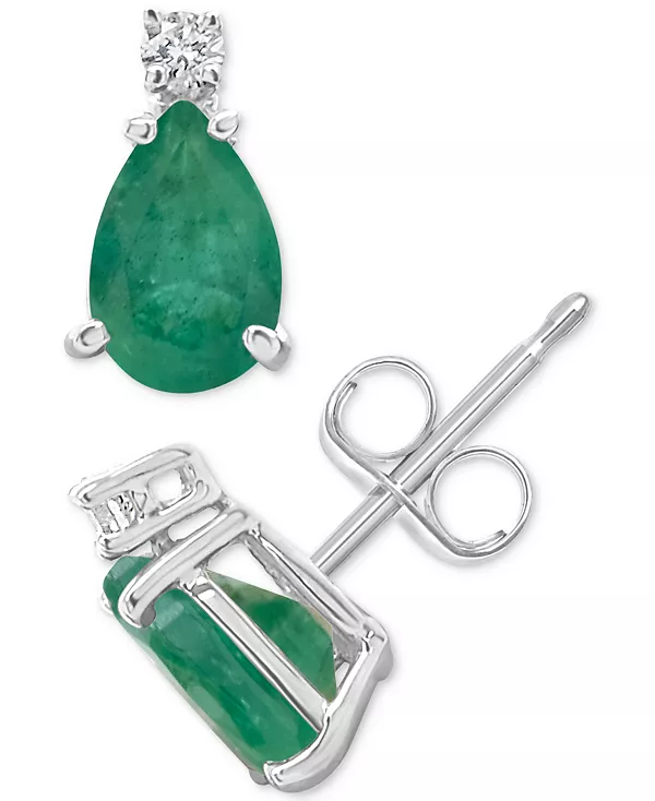 Серьги-Гвоздики с сапфирами (1-7/8 карата) и бриллиантами в 14-каратном белом золоте (также с изумрудами и рубинами) Macy'S, emerald
Серьги-Гвоздики с сапфирами (1-7/8 карата) и бриллиантами в 14-каратном белом золоте (также с изумрудами и рубинами) Macy'S, emerald