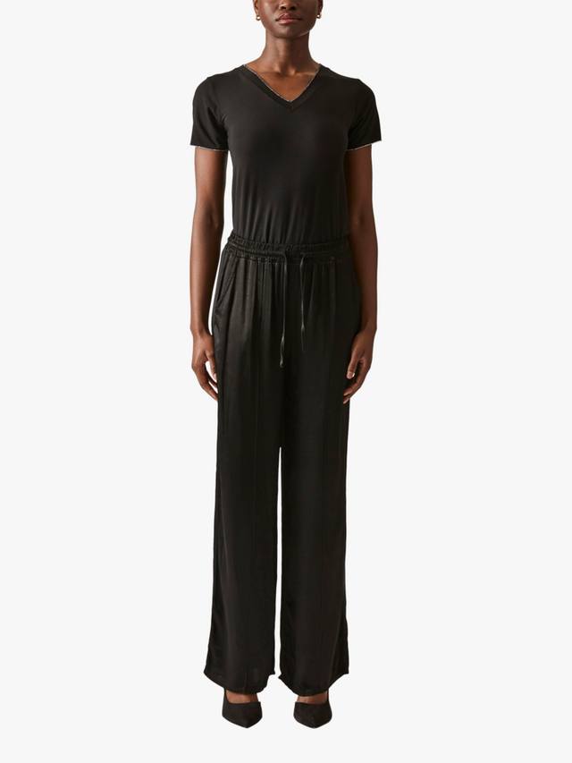 Атласные широкие брюки James Lakeland, черный
Атласные широкие брюки James Lakeland, черный