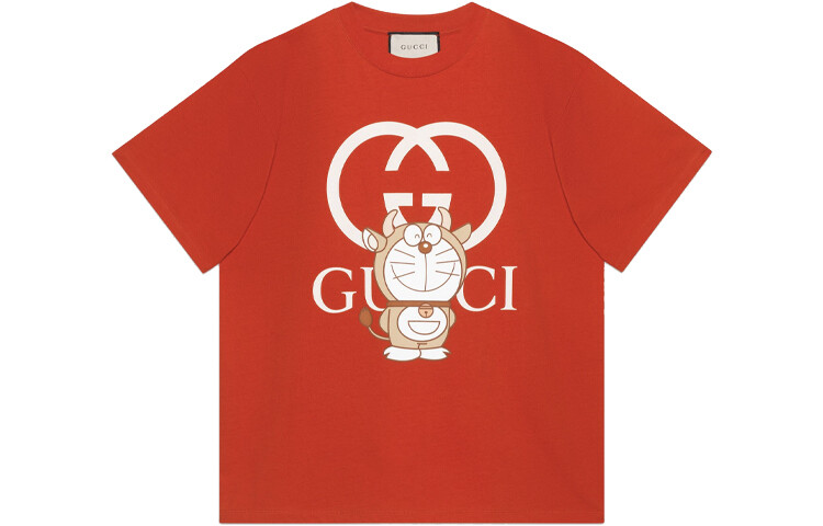 Doraemon X Футболка мужская красная Gucci, красный
Doraemon X Футболка мужская красная Gucci, красный