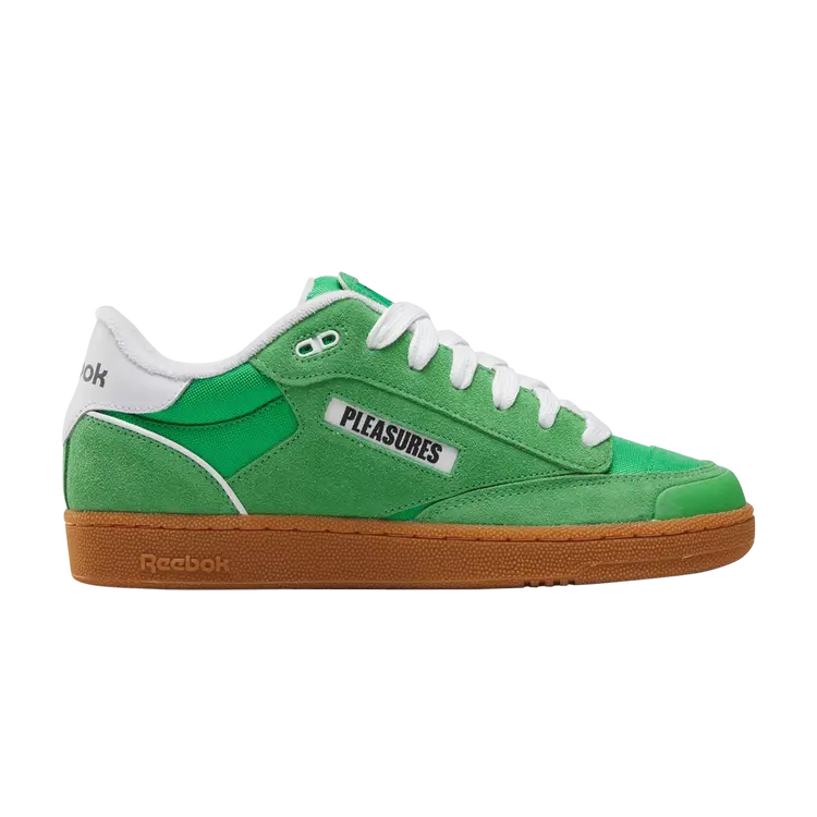 Кроссовки Reebok Pleasures x Club C Bulc, зеленый
Кроссовки Reebok Pleasures x Club C Bulc, зеленый