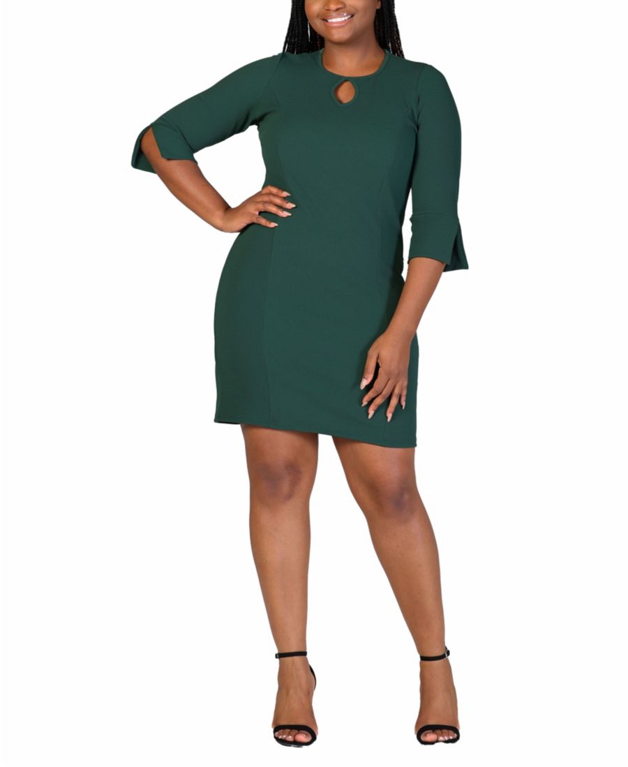 Мини-платье больших размеров с рукавами три четверти 24seven Comfort Apparel, Hunter
Мини-платье больших размеров с рукавами три четверти 24seven Comfort Apparel, Hunter