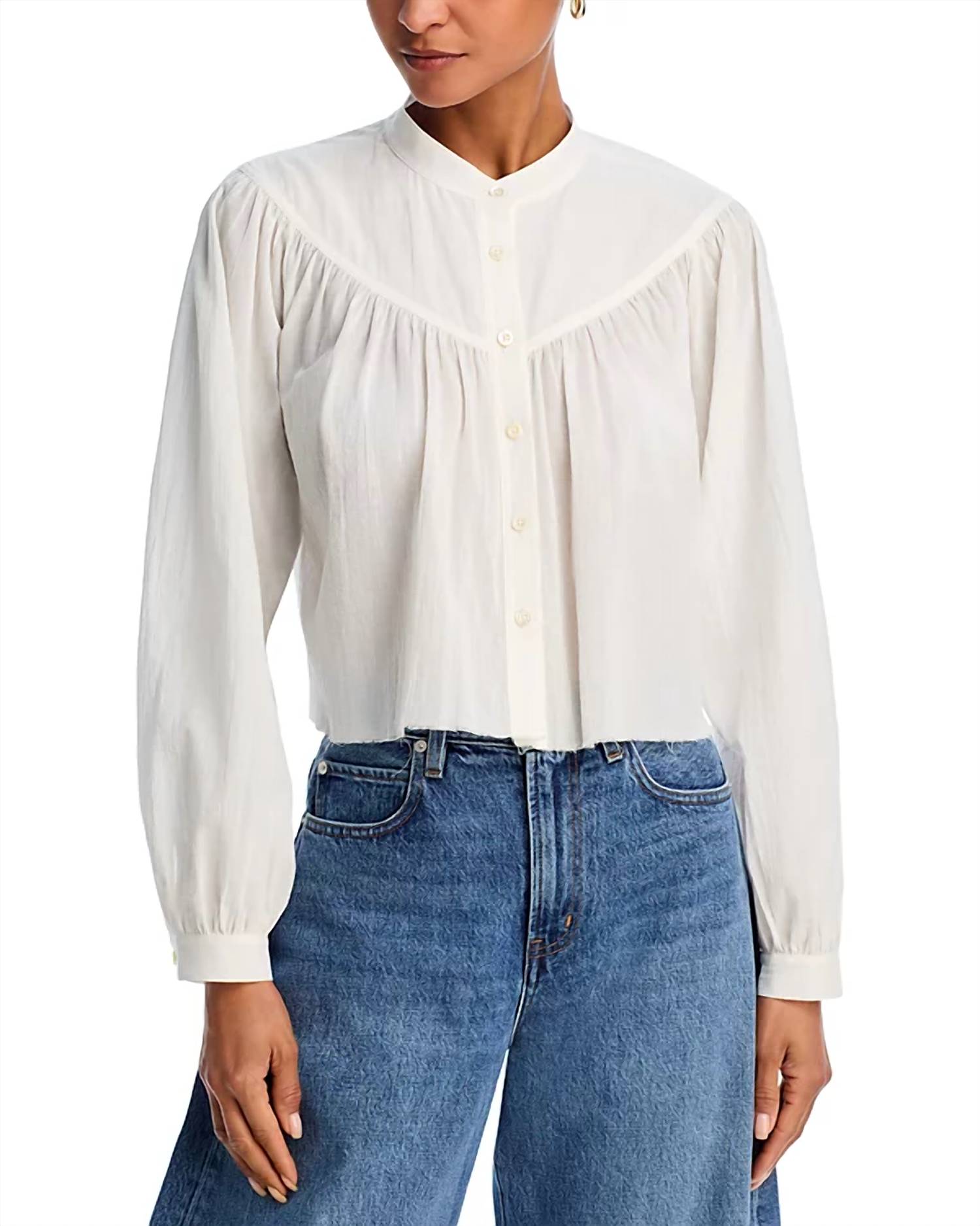 Свинг блузка в цвете алебастр FRAME, Alabastar
Свинг блузка в цвете алебастр FRAME, Alabastar