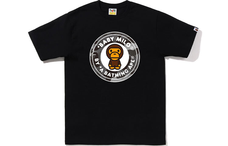 A BATHING APE Мужская футболка, Черный/Серый
A BATHING APE Мужская футболка, Черный/Серый