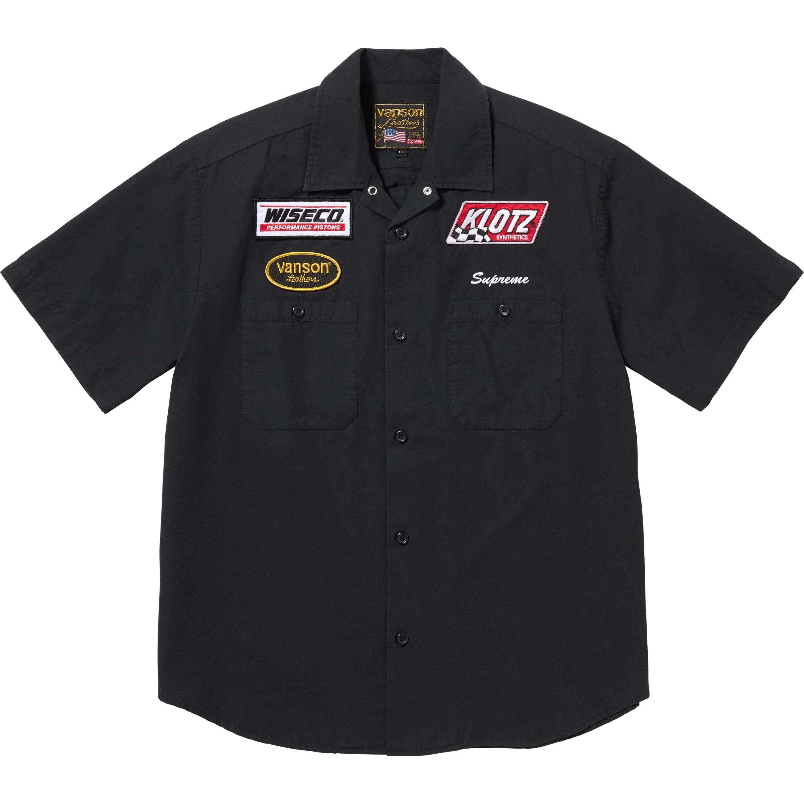 Vanson Leathers FW25 WEEK8 S/S рабочая рубашка Unisex Supreme, черный
Vanson Leathers FW25 WEEK8 S/S рабочая рубашка Unisex Supreme, черный