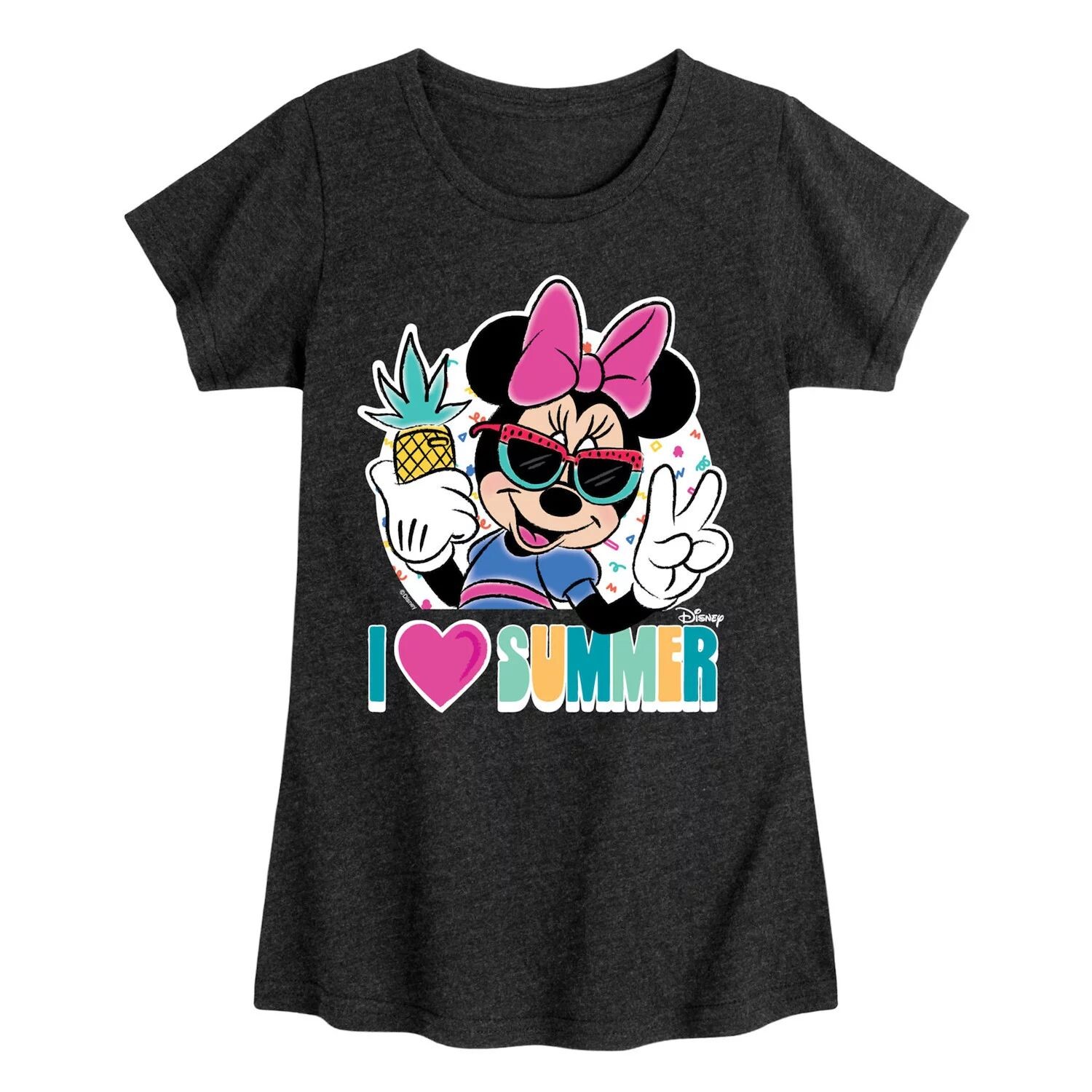 Летняя футболка с рисунком I Heart для девочек 7–16 лет Disney Licensed Character
Летняя футболка с рисунком I Heart для девочек 7–16 лет Disney Licensed Character