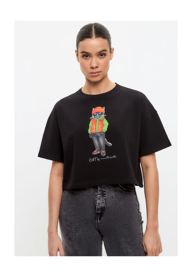 Футболка с капюшоном кошка Cat By Manii'Ta Lacitta, черный
Футболка с капюшоном кошка Cat By Manii'Ta Lacitta, черный