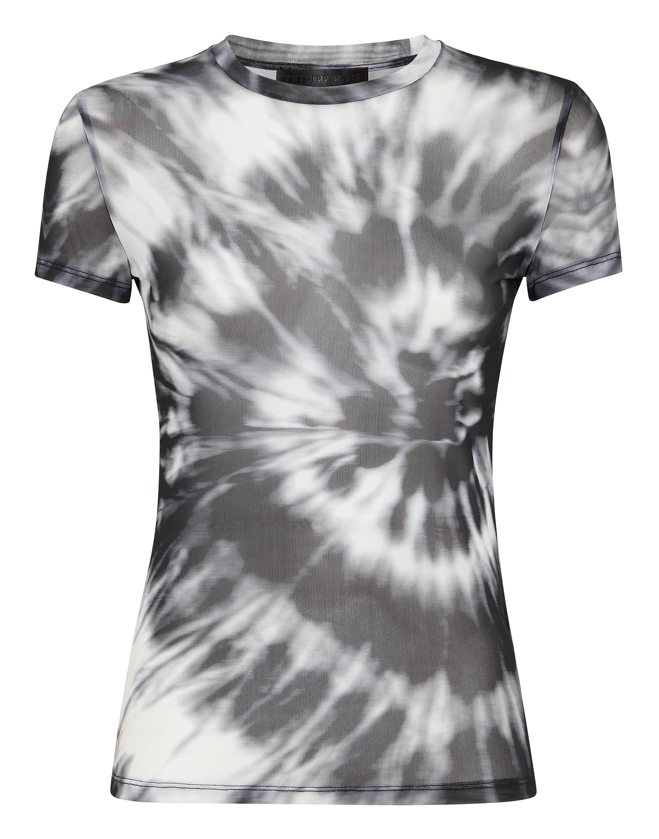 Футболка с круглым вырезом из SS Stretch Tulle Tie Dye PHILIPP PLEIN, черный/белый
Футболка с круглым вырезом из SS Stretch Tulle Tie Dye PHILIPP PLEIN, черный/белый