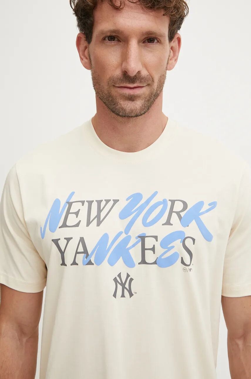 Хлопковая футболка бренда 47 MLB New York Yankees 47 Brand, бежевый
Хлопковая футболка бренда 47 MLB New York Yankees 47 Brand, бежевый