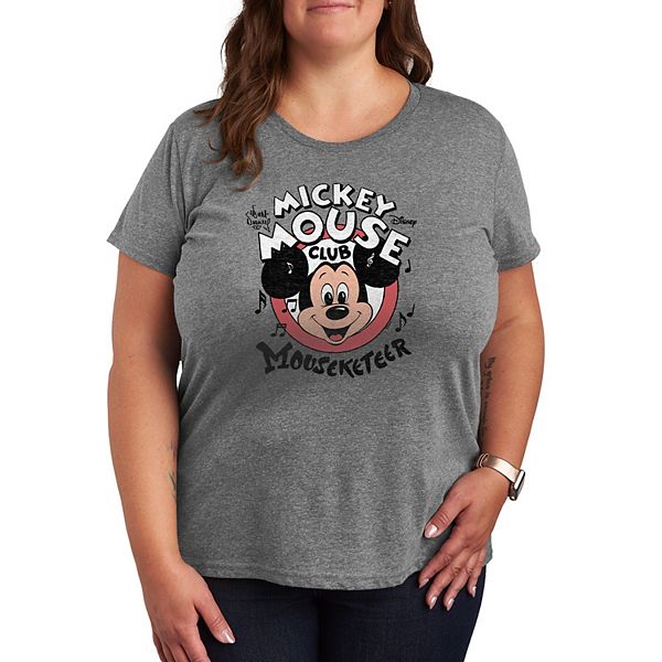 Футболка с принтом Mickey Mouse Club Mouseketeer Plus size Disney, Heather Gray
Футболка с принтом Mickey Mouse Club Mouseketeer Plus size Disney, Heather Gray