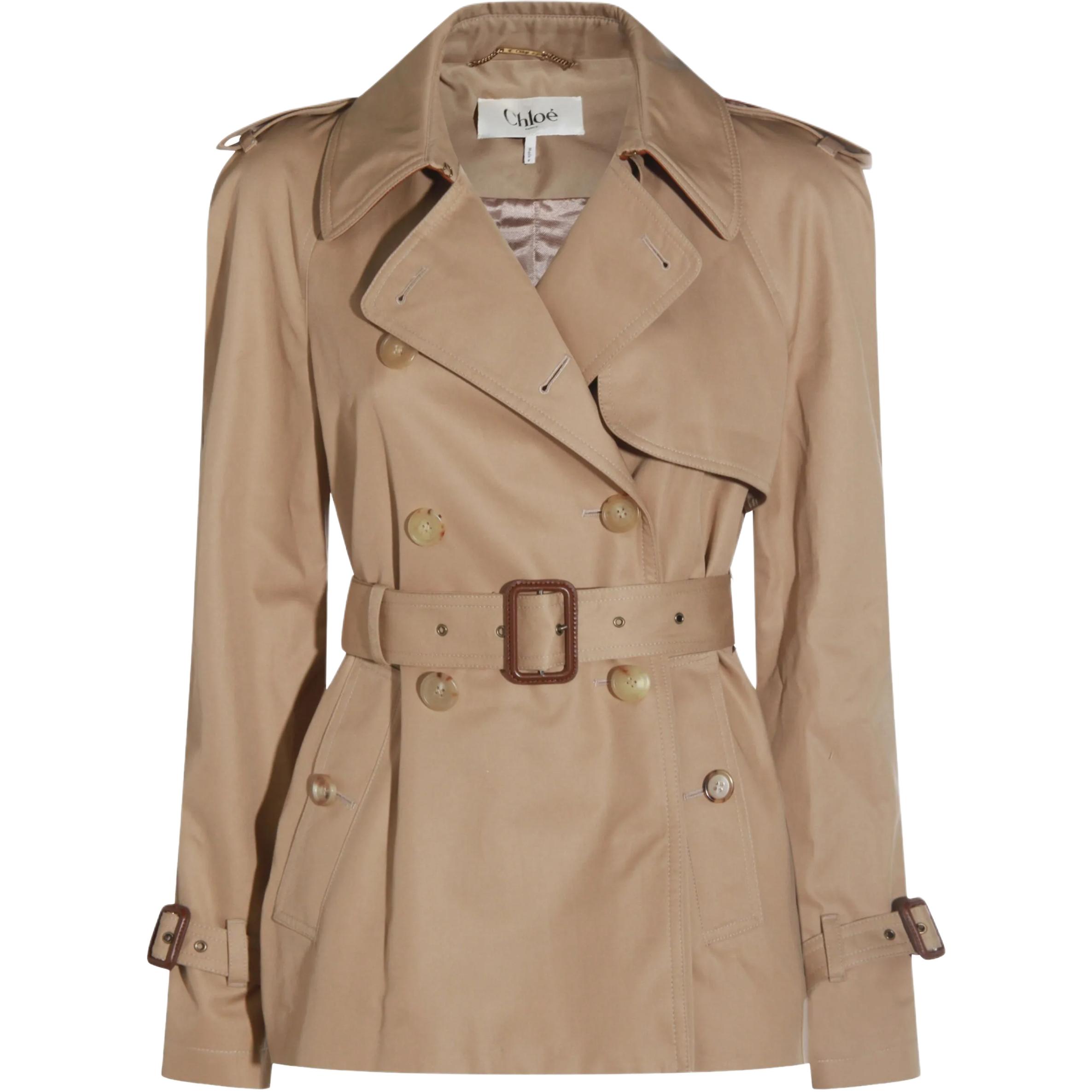 Короткое тренч с пряжками Chloé, бежевый
Короткое тренч с пряжками Chloé, бежевый