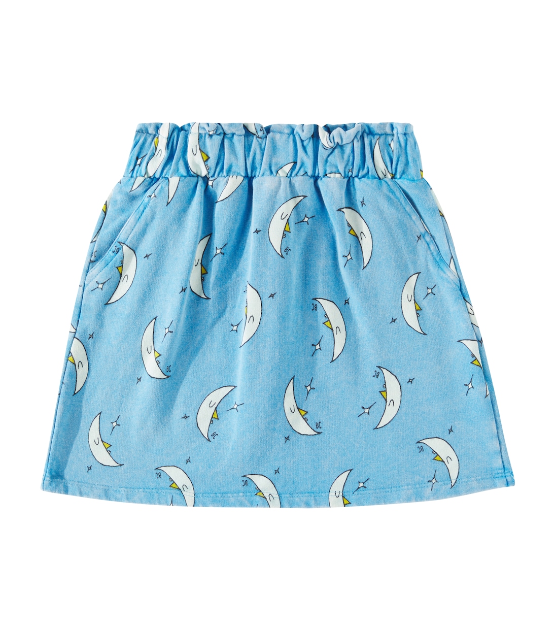Мини-юбка с принтом Под луной Bobo Choses, синий 
Мини-юбка с принтом Под луной Bobo Choses, синий