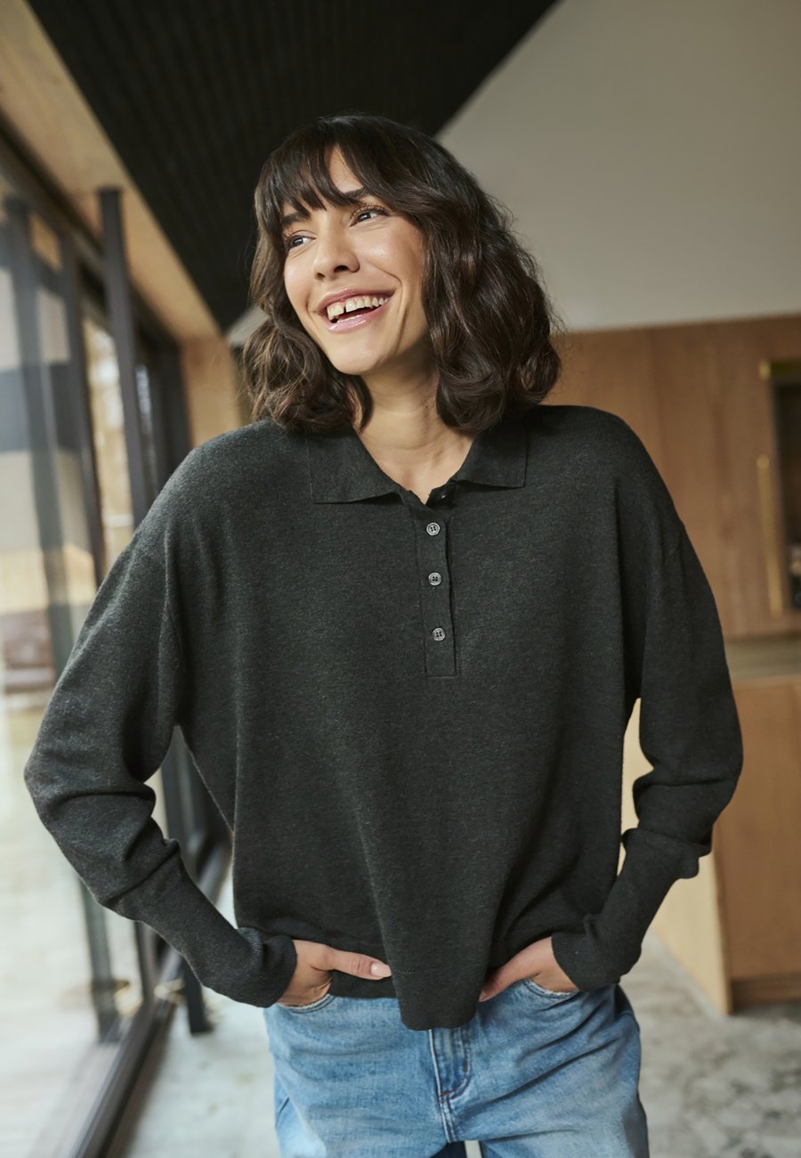 Джемпер Kaffe LIZZA, Dark Grey Melange/Dark Grey
Джемпер Kaffe LIZZA, Dark Grey Melange/Dark Grey