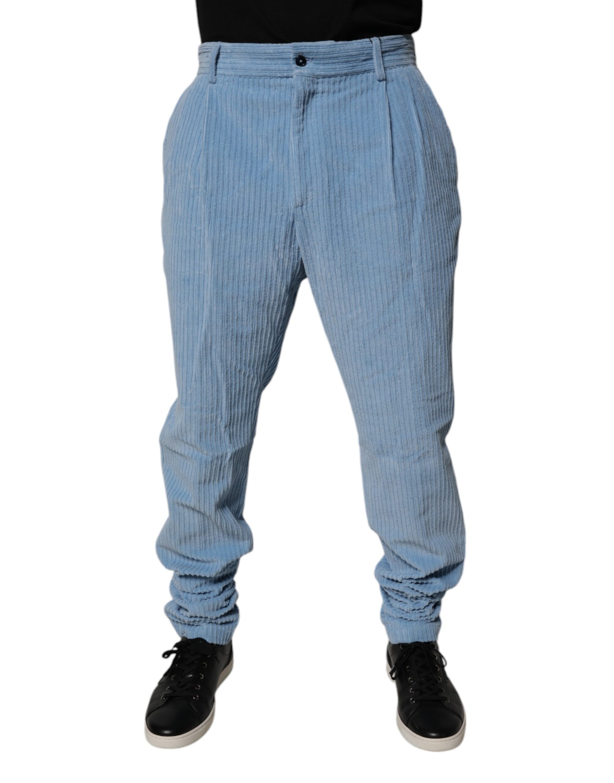 Джинсы скинни из хлопкового вельвета светло-голубого цвета Dolce & Gabbana
Джинсы скинни из хлопкового вельвета светло-голубого цвета Dolce & Gabbana