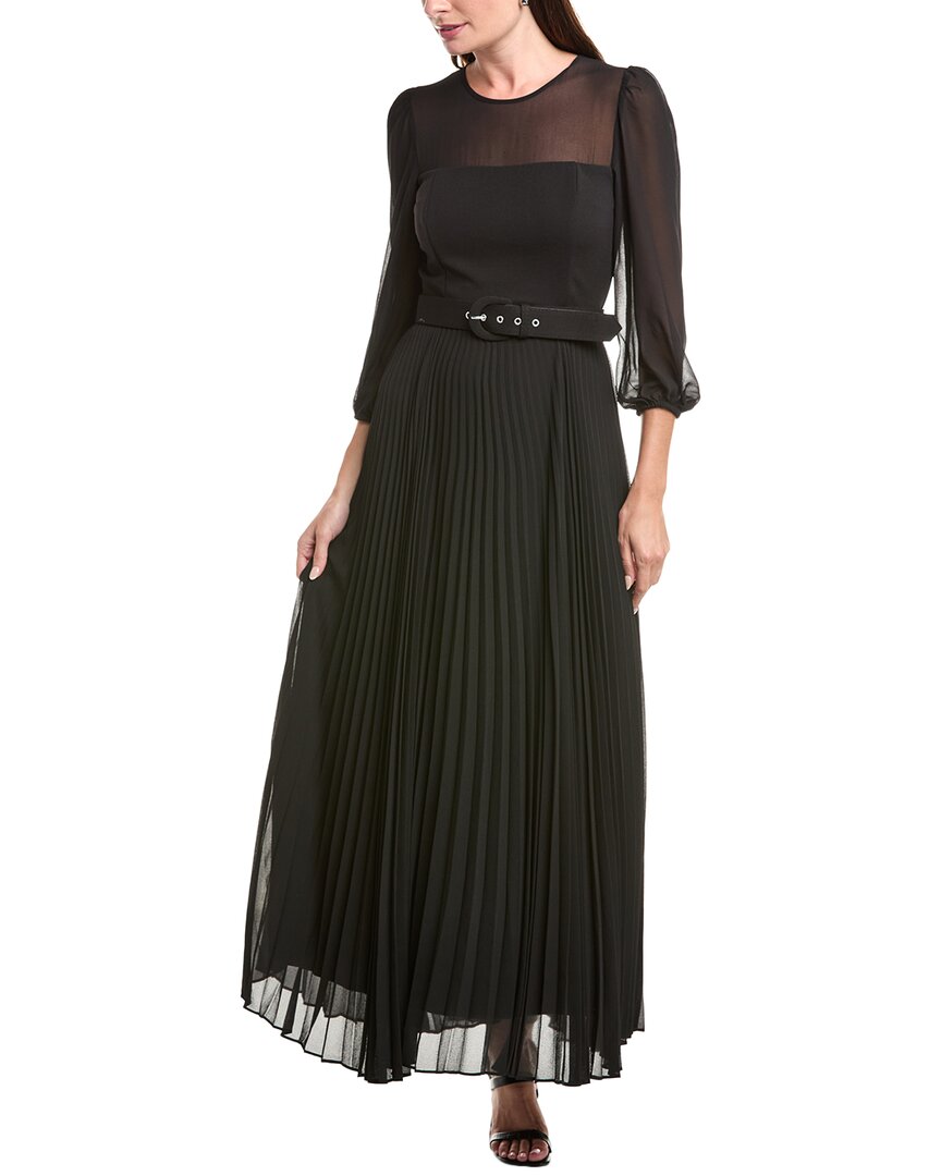 Макси-платье из шифонового крепа Maison Tara, черный
Макси-платье из шифонового крепа Maison Tara, черный