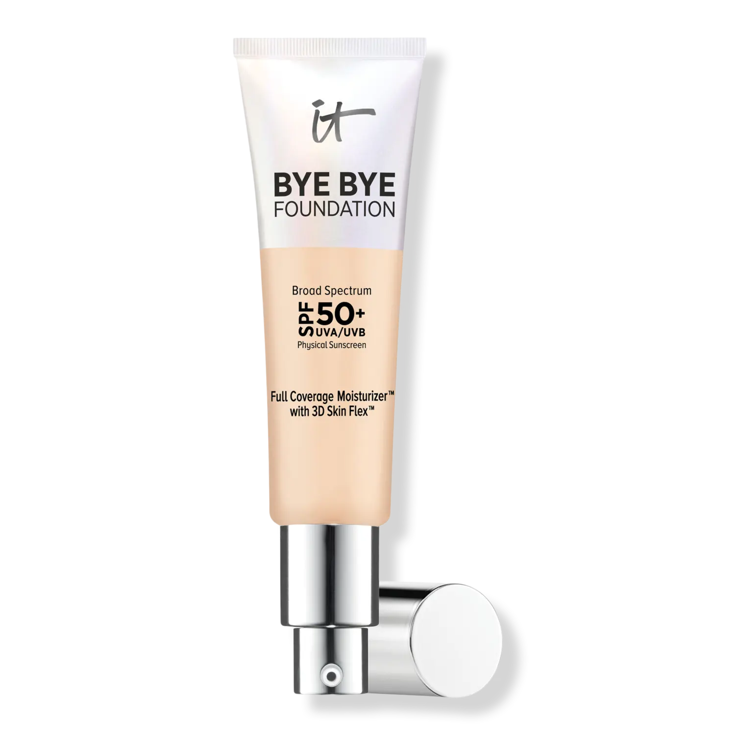 Увлажняющий крем Bye Bye Foundation с полным покрытием и SPF 50+ IT Cosmetics, Light (light skin w/ more yellow to your skin)
Увлажняющий крем Bye Bye Foundation с полным покрытием и SPF 50+ IT Cosmetics, Light (light skin w/ more yellow to your skin)