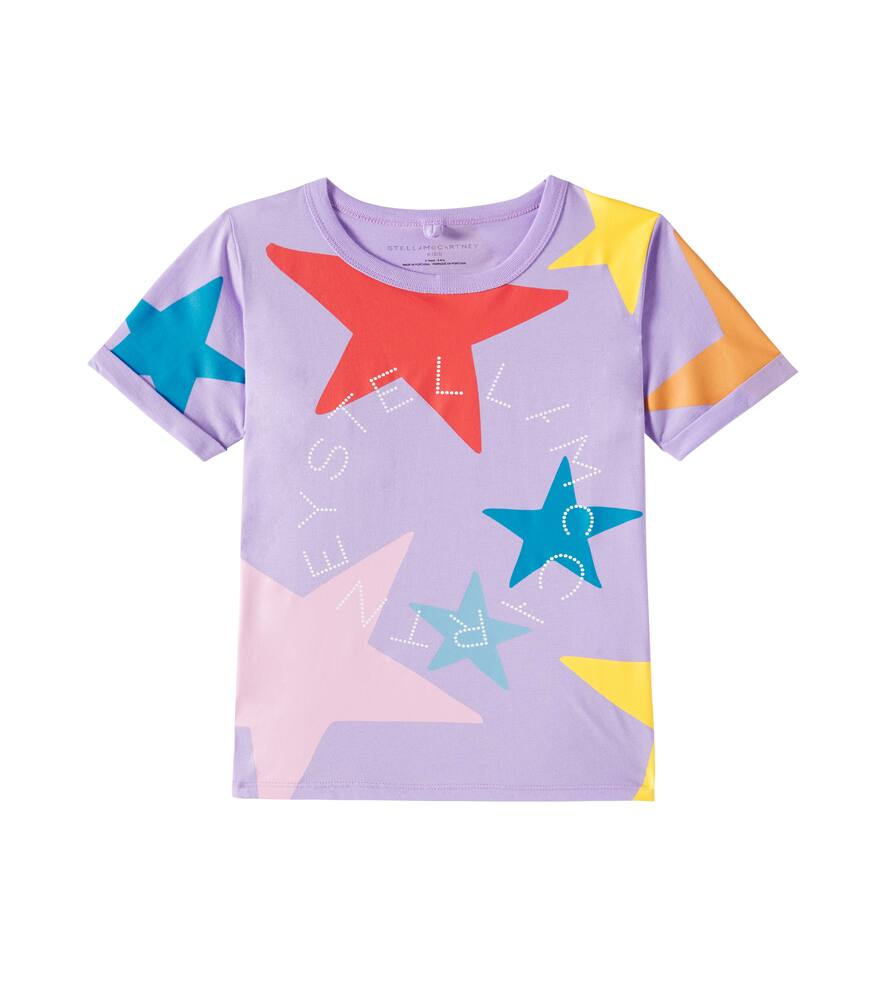 Футболка из хлопкового джерси с принтом Stella McCartney Kids, Viola/multicolor
Футболка из хлопкового джерси с принтом Stella McCartney Kids, Viola/multicolor