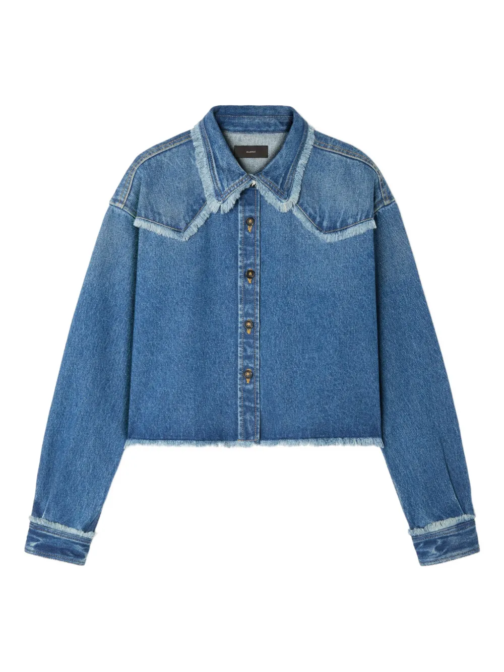 Джинсовая рубашка Pacific Roads с бахромой Alanui, синий
Джинсовая рубашка Pacific Roads с бахромой Alanui, синий