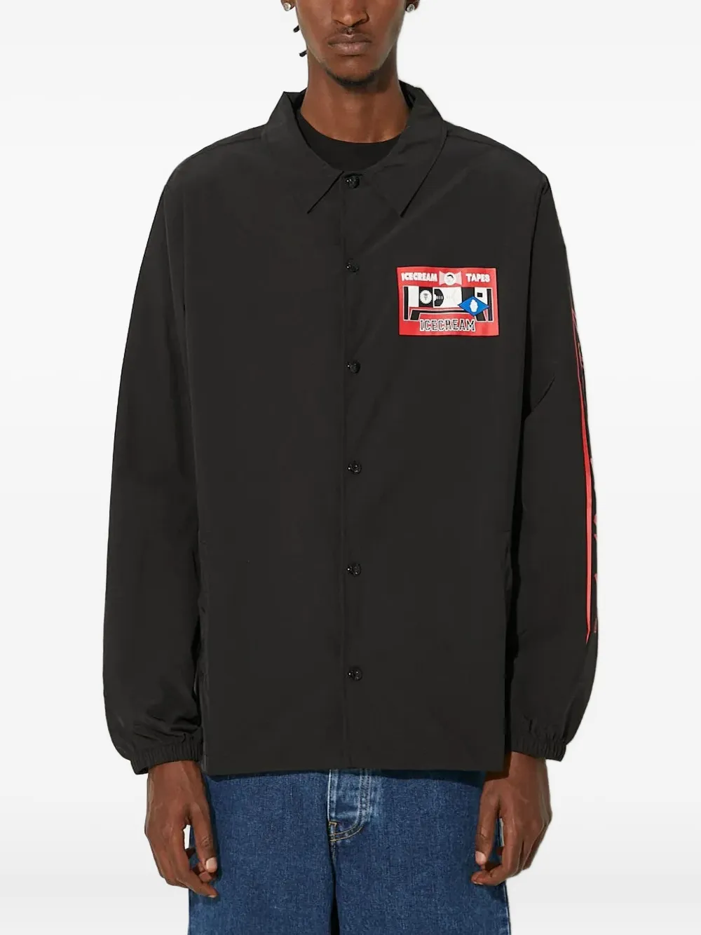 Куртка-тренер с графическим принтом ICECREAM, черный
Куртка-тренер с графическим принтом ICECREAM, черный