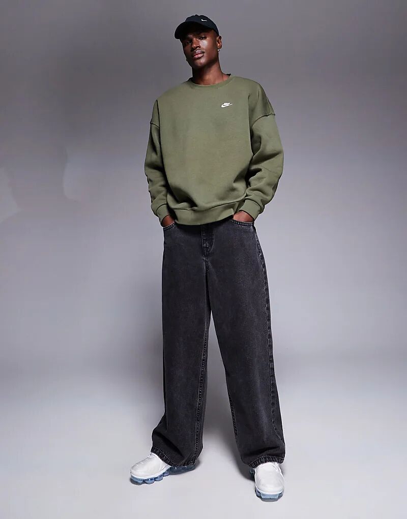 Клубная толстовка оливкового цвета Nike
Клубная толстовка оливкового цвета Nike