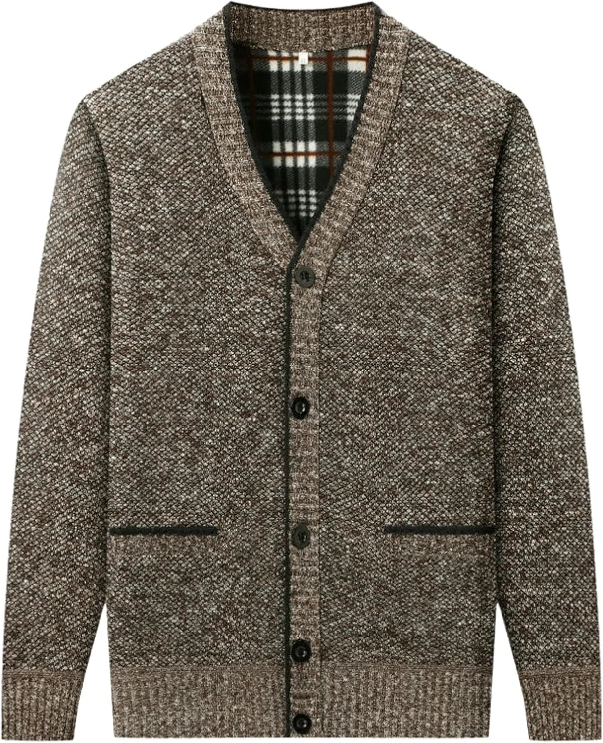 Мужской зимний утепленный вязаный кардиган с V-образным вырезом YEBAITOU
Мужской зимний утепленный вязаный кардиган с V-образным вырезом YEBAITOU