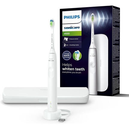 Электрическая зубная щетка Sonicare 4100 для взрослых Philips
Электрическая зубная щетка Sonicare 4100 для взрослых Philips