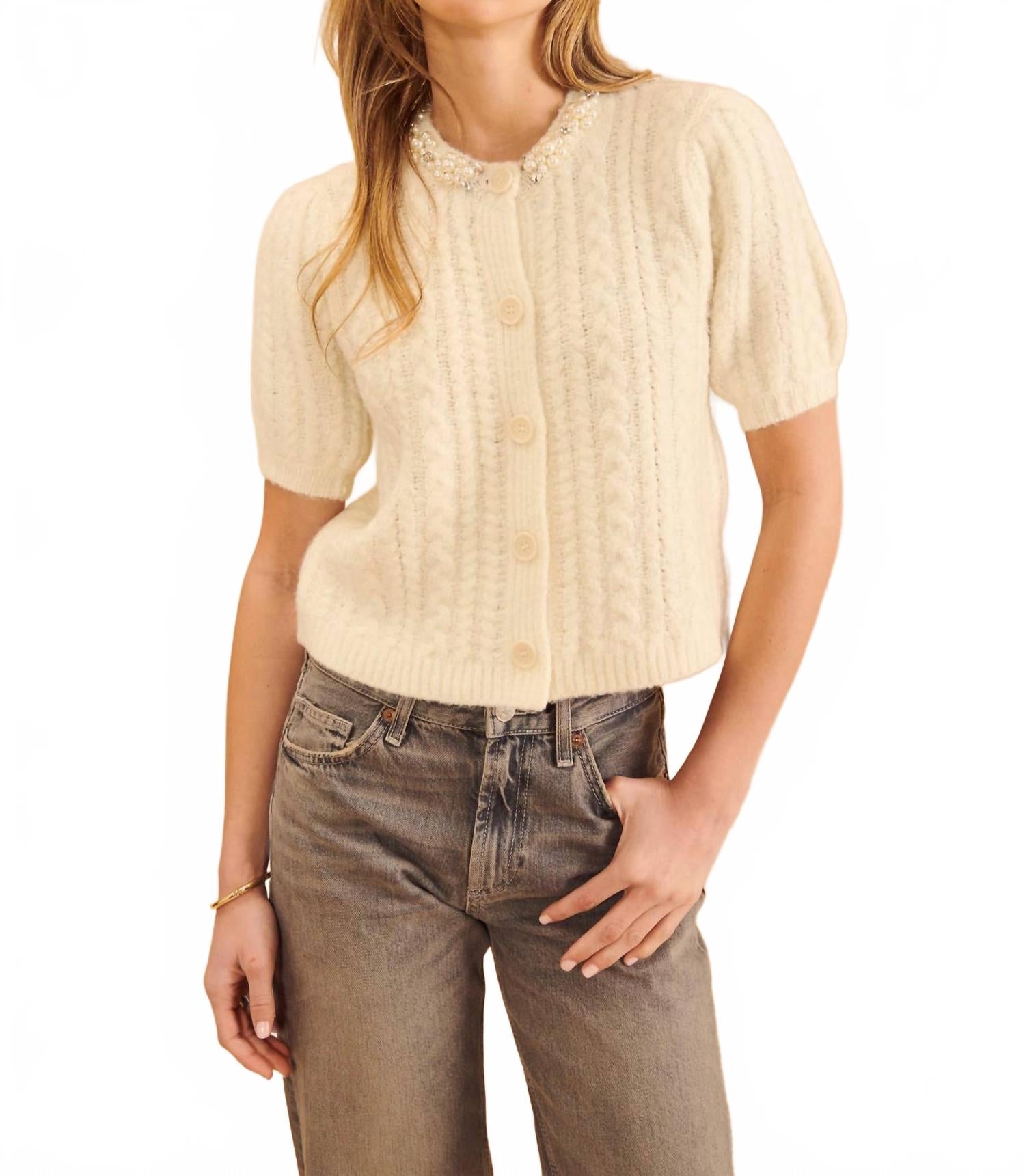 Максвелл Кардиган в кремовом цвете JOHN + JENN
Максвелл Кардиган в кремовом цвете JOHN + JENN