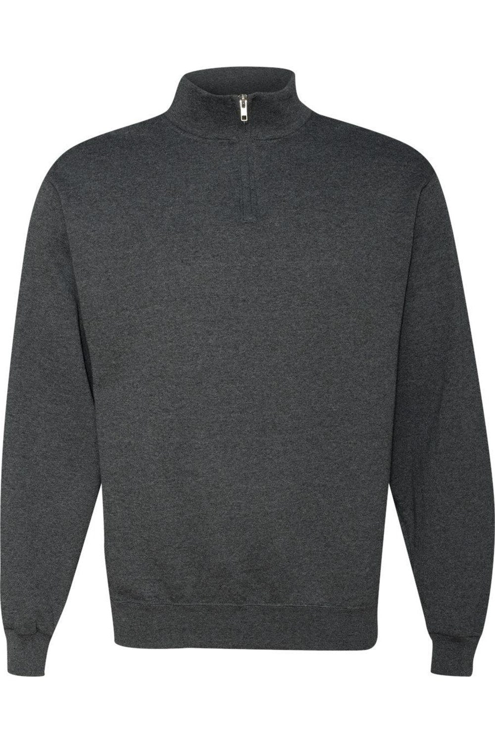 Толстовка JERZEES Nublend Cadet Collar с застежкой-молнией на четверть длины, цвет black heather
Толстовка JERZEES Nublend Cadet Collar с застежкой-молнией на четверть длины, цвет black heather