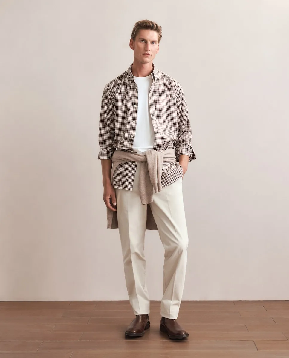 Мужская спортивная рубашка с длинным рукавом Emidio Tucci, коричневый
Мужская спортивная рубашка с длинным рукавом Emidio Tucci, коричневый