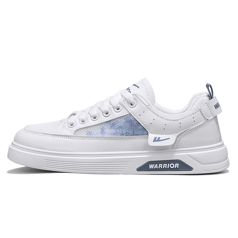 WARRIOR Кроссовки для скейтбординга Coverage, износостойкие, легкие, дышащие, нескользящие, с низким верхом, мужские, белые, синие
WARRIOR Кроссовки для скейтбординга Coverage, износостойкие, легкие, дышащие, нескользящие, с низким верхом, мужские, белые, синие