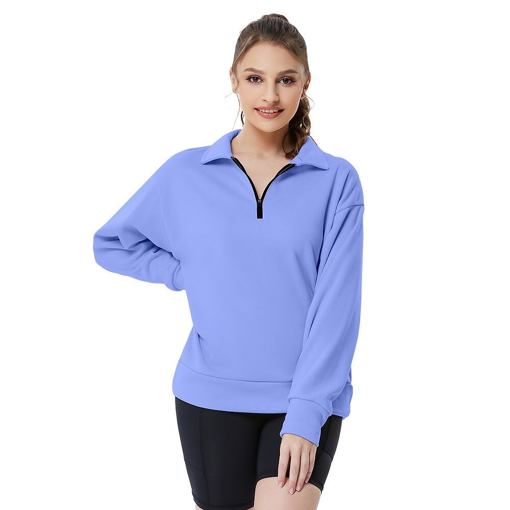 Половина молнии пуловер с длинным рукавом женский пуловер толстовка спортивная походная одежда Kojooin, зеленый
Половина молнии пуловер с длинным рукавом женский пуловер толстовка спортивная походная одежда Kojooin, зеленый