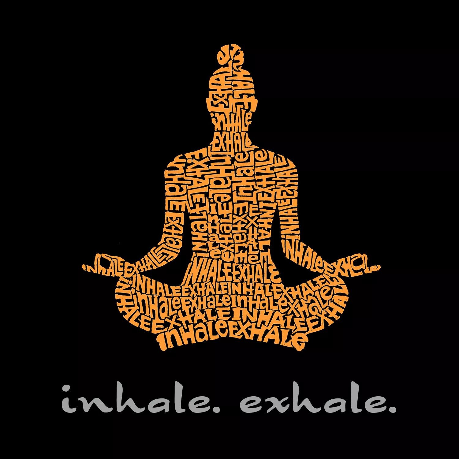 Вдох-выдох — мужская футболка с рисунком Word Art LA Pop Art, черный
Вдох-выдох — мужская футболка с рисунком Word Art LA Pop Art, черный