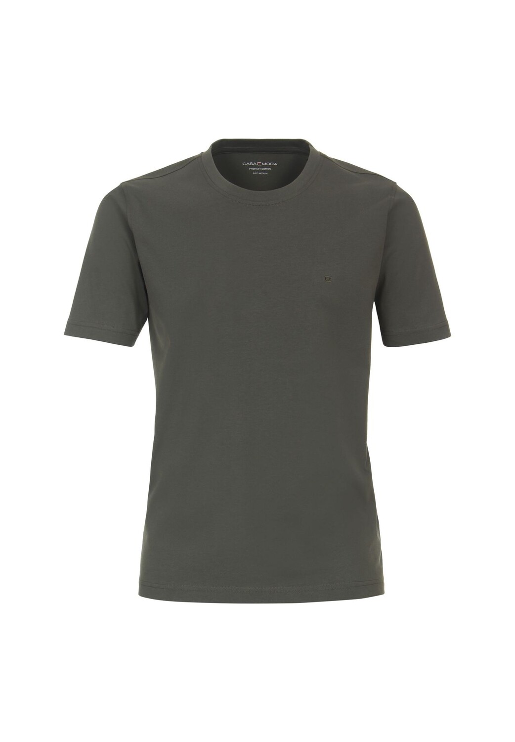 Мужская футболка однотонная CASAMODA, оливковый
Мужская футболка однотонная CASAMODA, оливковый