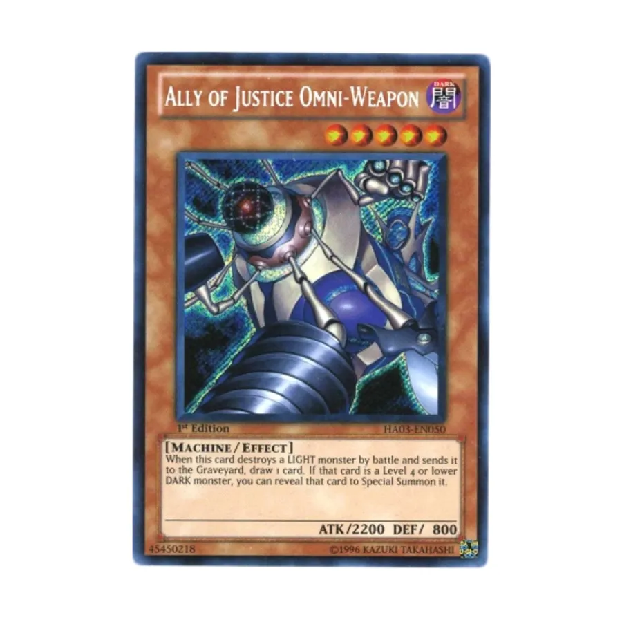 CCG Всеоружие Союзника Справедливости (Секретно, редко), Yu-Gi-Oh - Hidden Arsenal 3 - Singles
CCG Всеоружие Союзника Справедливости (Секретно, редко), Yu-Gi-Oh - Hidden Arsenal 3 - Singles