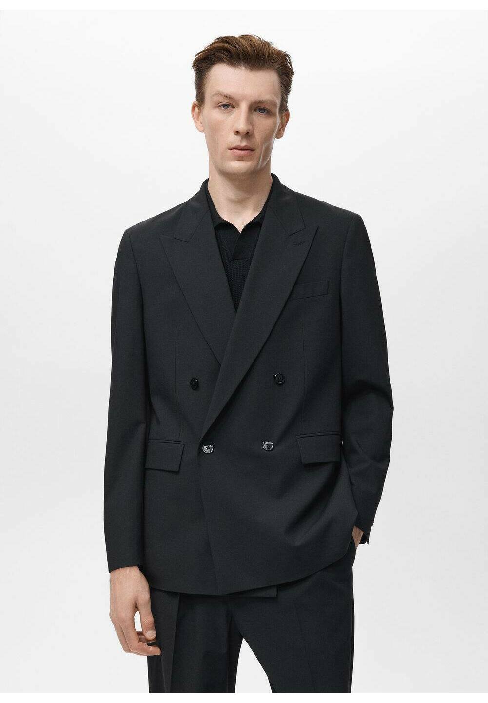 Пиджак-блейзер BOSTON REGULAR-FIT DOUBLE-BREASTED Mango, черный
Пиджак-блейзер BOSTON REGULAR-FIT DOUBLE-BREASTED Mango, черный
