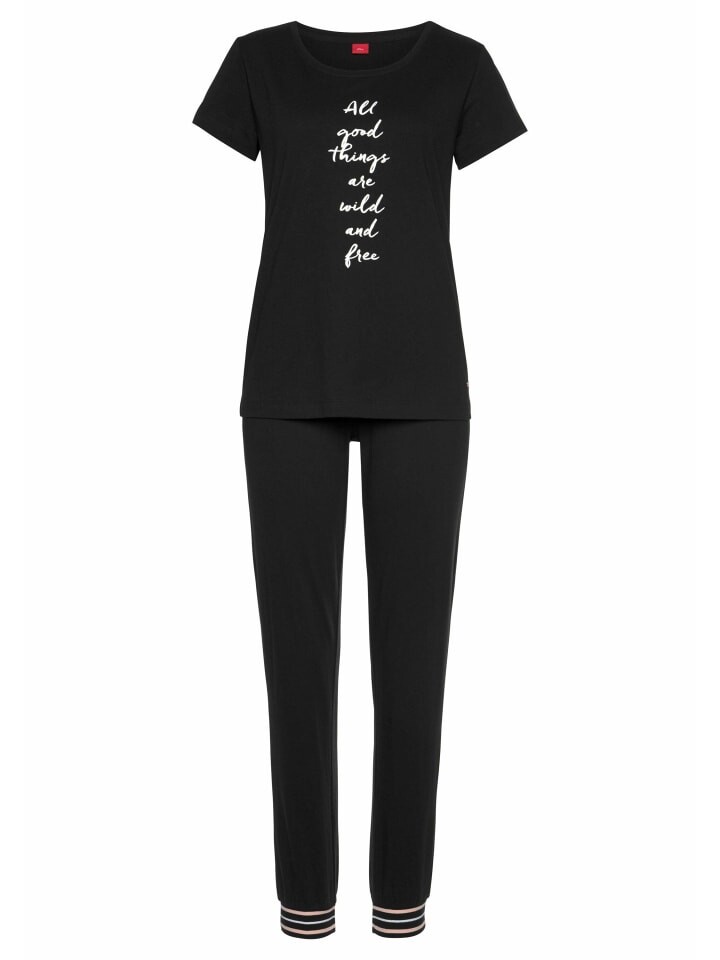 Пижама sOliver, черный
Пижама sOliver, черный