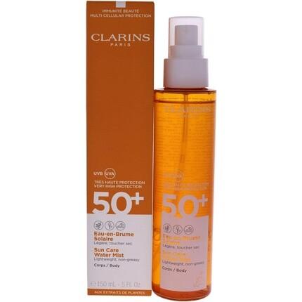 Солнцезащитный водный спрей для тела Spf 50+ 150 мл, Clarins
Солнцезащитный водный спрей для тела Spf 50+ 150 мл, Clarins