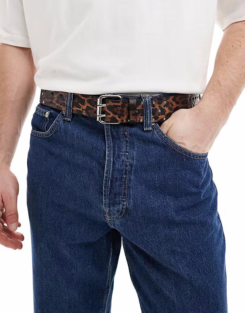 Ремень ASOS DESIGN mini star с леопардовым принтом
Ремень ASOS DESIGN mini star с леопардовым принтом